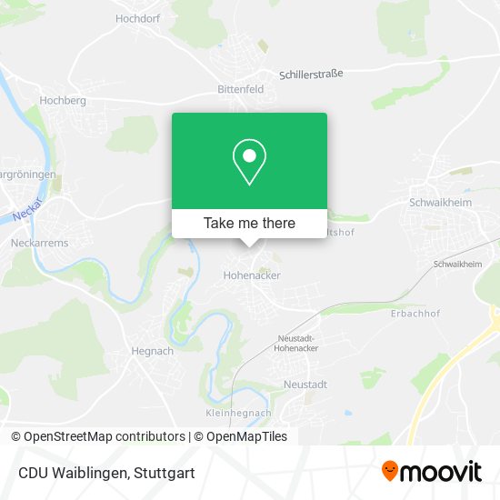 CDU Waiblingen map