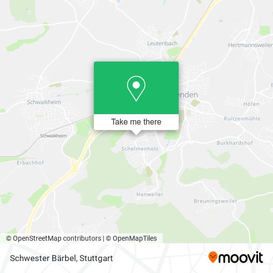 Schwester Bärbel map