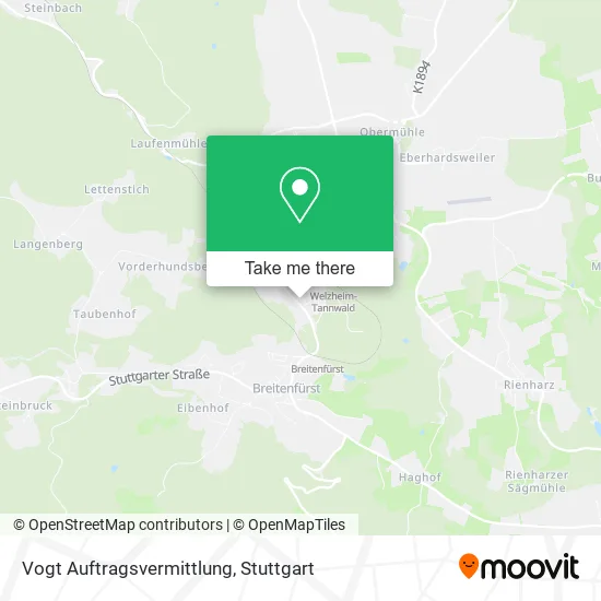 Карта Vogt Auftragsvermittlung