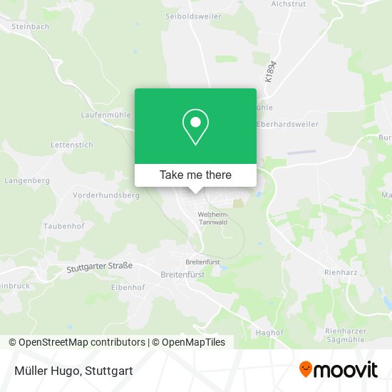 Карта Müller Hugo