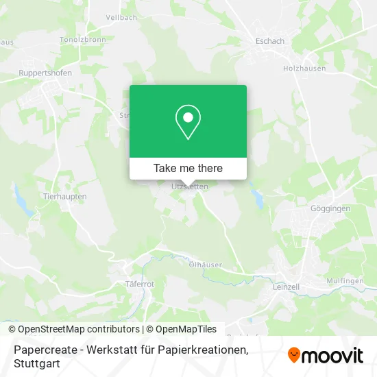 Карта Papercreate - Werkstatt für Papierkreationen