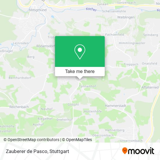 Карта Zauberer de Pasco