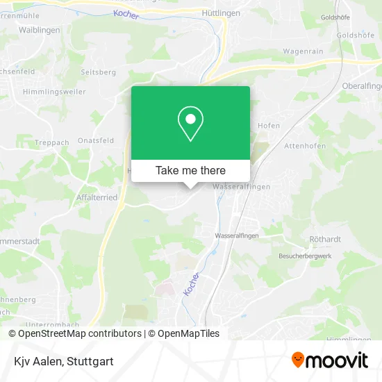 Карта Kjv Aalen