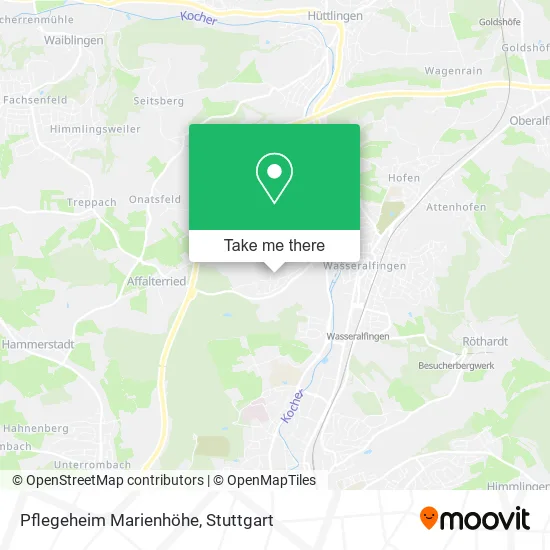 Карта Pflegeheim Marienhöhe