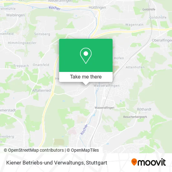 Карта Kiener Betriebs-und Verwaltungs