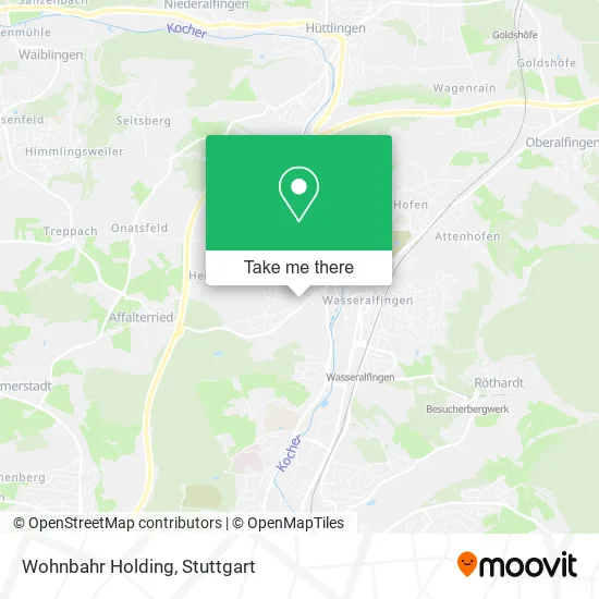 Карта Wohnbahr Holding