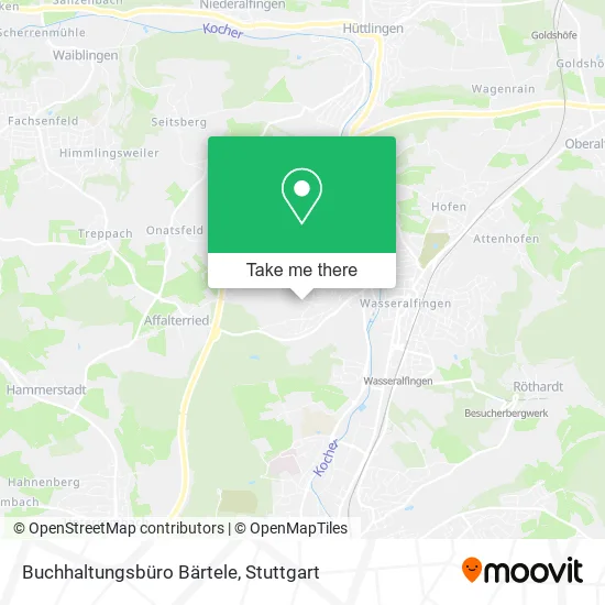 Buchhaltungsbüro Bärtele map