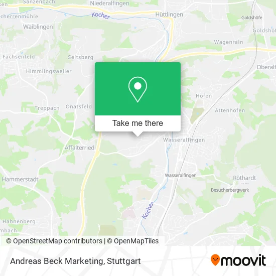 Карта Andreas Beck Marketing