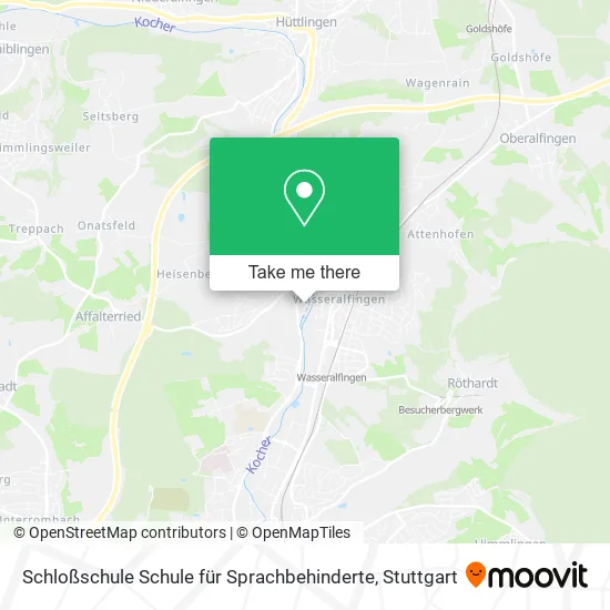 Карта Schloßschule Schule für Sprachbehinderte