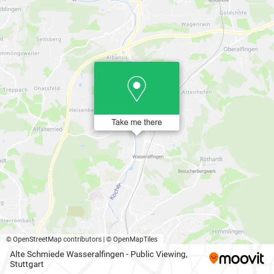 Карта Alte Schmiede Wasseralfingen - Public Viewing