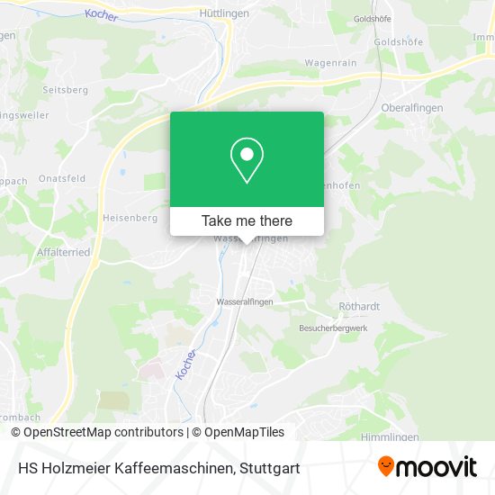 HS Holzmeier Kaffeemaschinen map