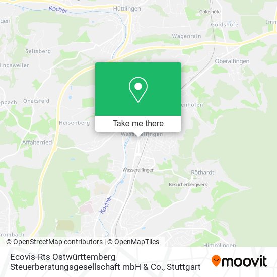 Ecovis-Rts Ostwürttemberg Steuerberatungsgesellschaft mbH & Co. map