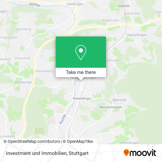Карта Investment und Immobilien