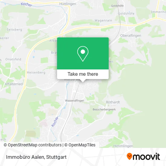 Карта Immobüro Aalen