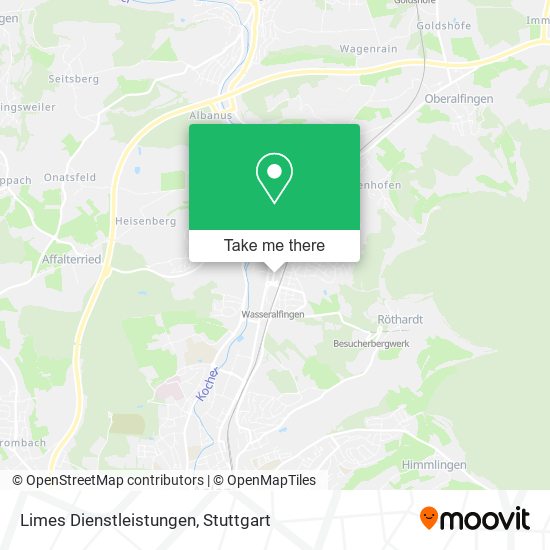 Limes Dienstleistungen map