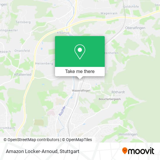 Amazon Locker-Arnoud map