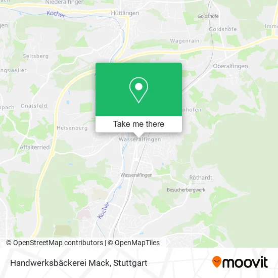 Карта Handwerksbäckerei Mack