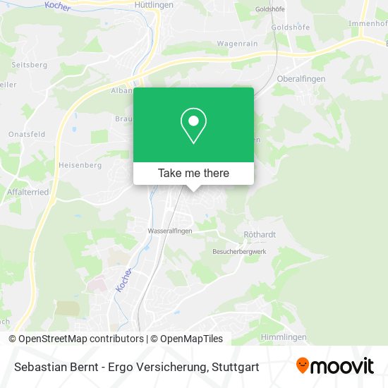 Sebastian Bernt - Ergo Versicherung map