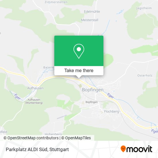 Parkplatz ALDI Süd map