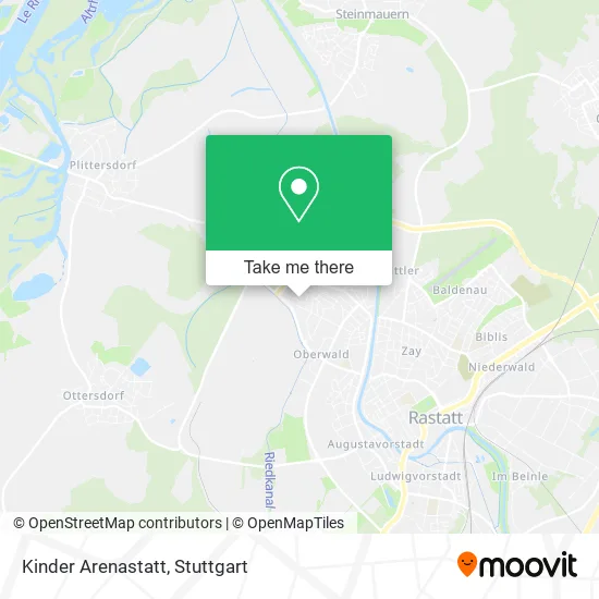 Карта Kinder Arenastatt