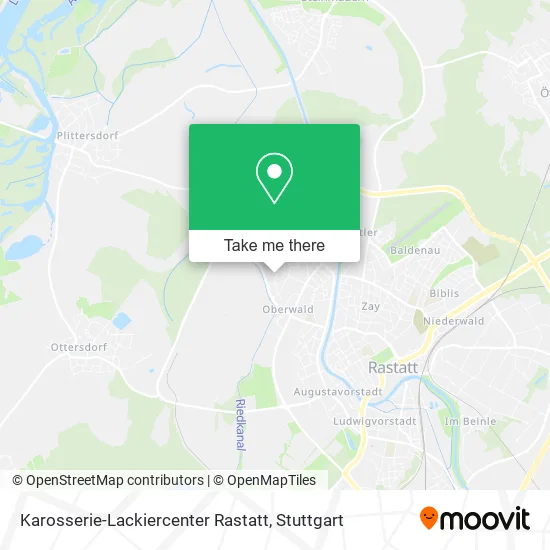 Карта Karosserie-Lackiercenter Rastatt