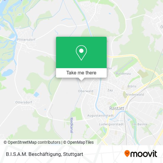 B.I.S.A.M. Beschäftigung map