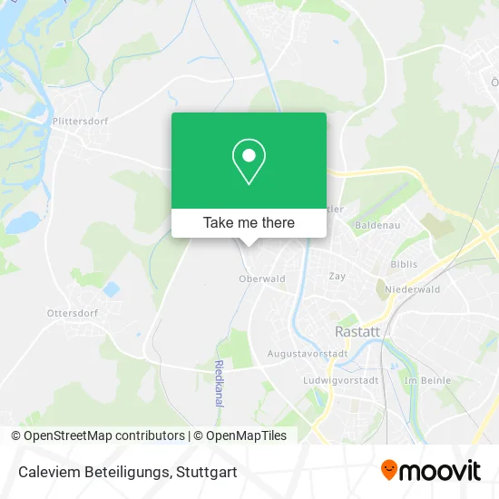 Карта Caleviem Beteiligungs