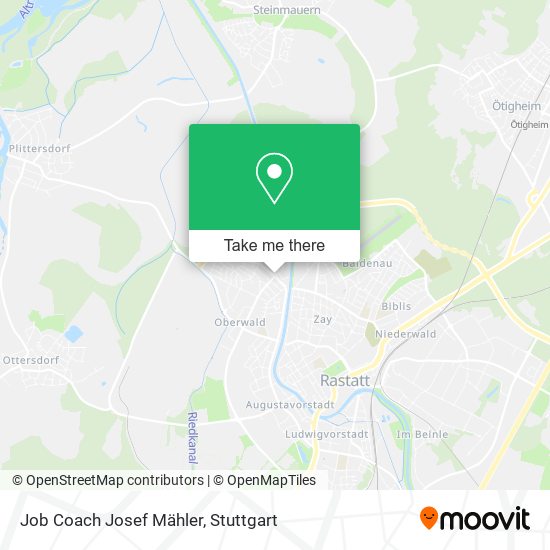 Job Coach Josef Mähler map