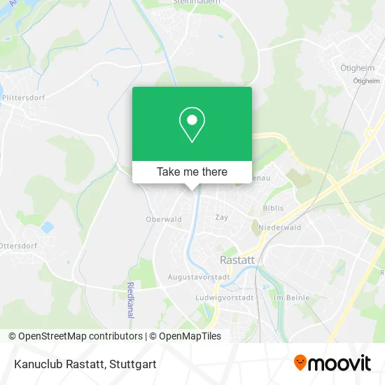 Карта Kanuclub Rastatt