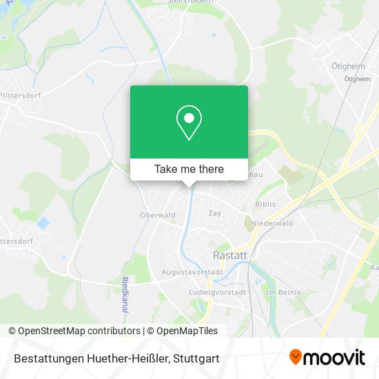 Карта Bestattungen Huether-Heißler