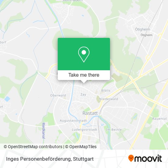 Inges Personenbeförderung map