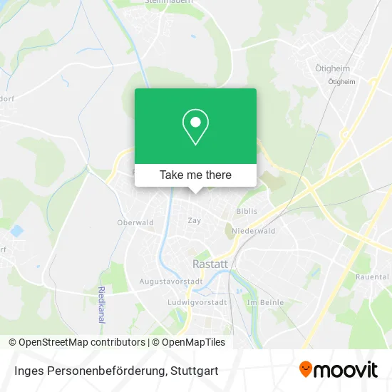 Карта Inges Personenbeförderung