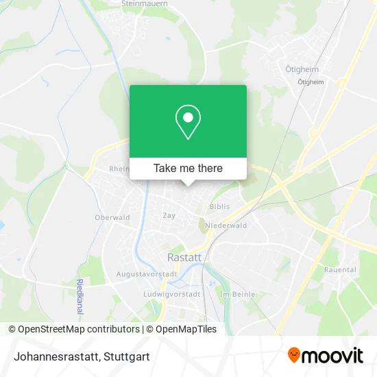 Карта Johannesrastatt