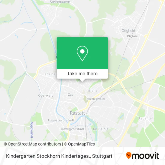 Карта Kindergarten Stockhorn Kindertages.