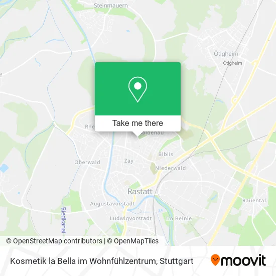 Карта Kosmetik la Bella im Wohnfühlzentrum