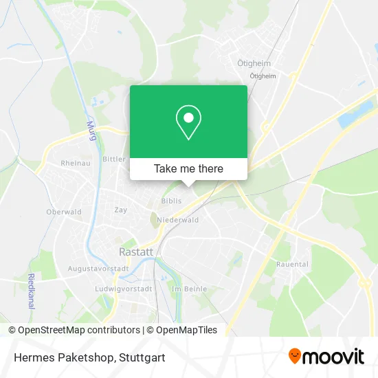 Карта Hermes Paketshop