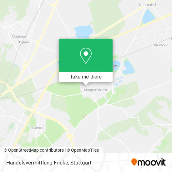 Карта Handelsvermittlung Fricke