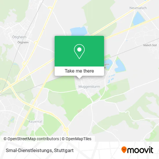 Карта Smal-Dienstleistungs