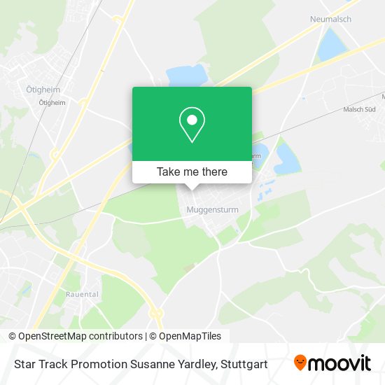 Star Track Promotion Susanne Yardley map