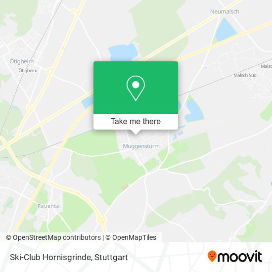 Ski-Club Hornisgrinde map