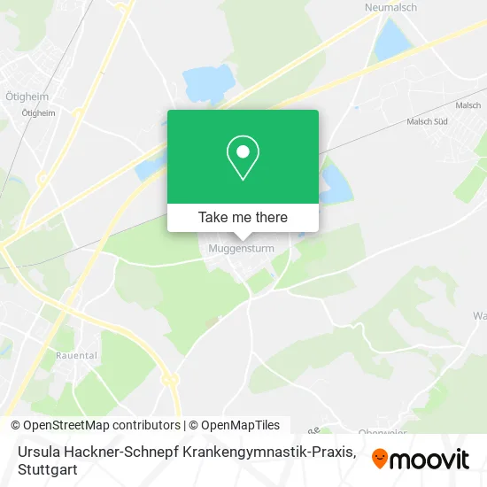 Карта Ursula Hackner-Schnepf Krankengymnastik-Praxis