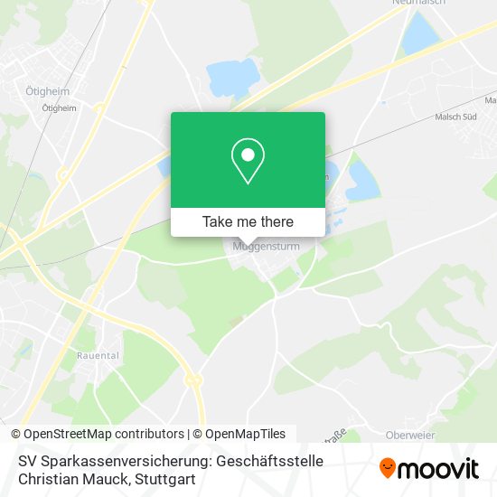 SV Sparkassenversicherung: Geschäftsstelle Christian Mauck map