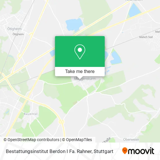 Карта Bestattungsinstitut Berdon I Fa. Rahner