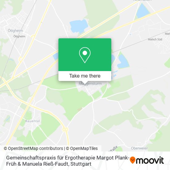 Карта Gemeinschaftspraxis für Ergotherapie Margot Plank-Früh & Manuela Rieß-Faudt