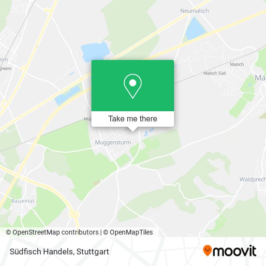 Карта Südfisch Handels