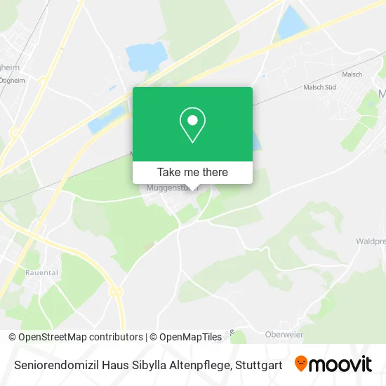 Карта Seniorendomizil Haus Sibylla Altenpflege
