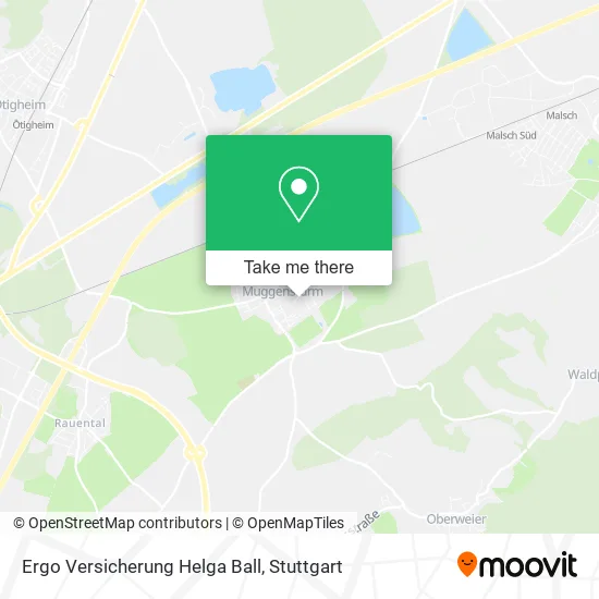 Карта Ergo Versicherung Helga Ball
