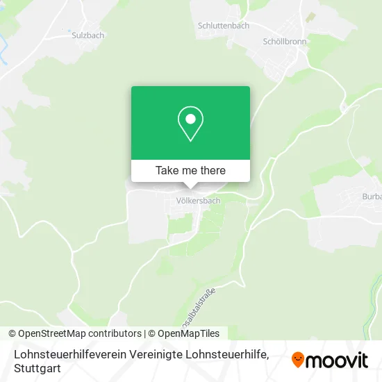 Карта Lohnsteuerhilfeverein Vereinigte Lohnsteuerhilfe
