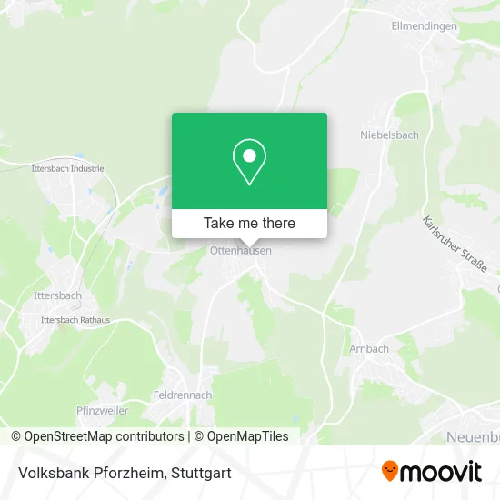 Карта Volksbank Pforzheim