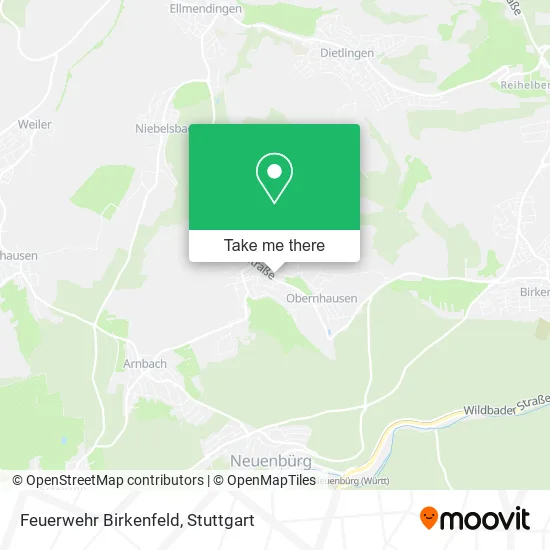 Карта Feuerwehr Birkenfeld